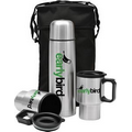 3 Piece Stainless Steel City Set w/ Thermos Carrying Case